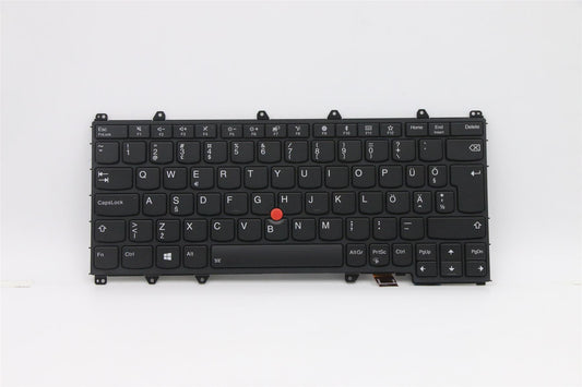 Genuine Lenovo ThinkPad Yoga 370 Keyboard Estonian Black Backlit 01EN423