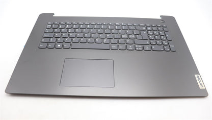 Lenovo V17 G4 IRU Palmrest Cover Touchpad Keyboard Nordic Iron Grey 5CB1L74851