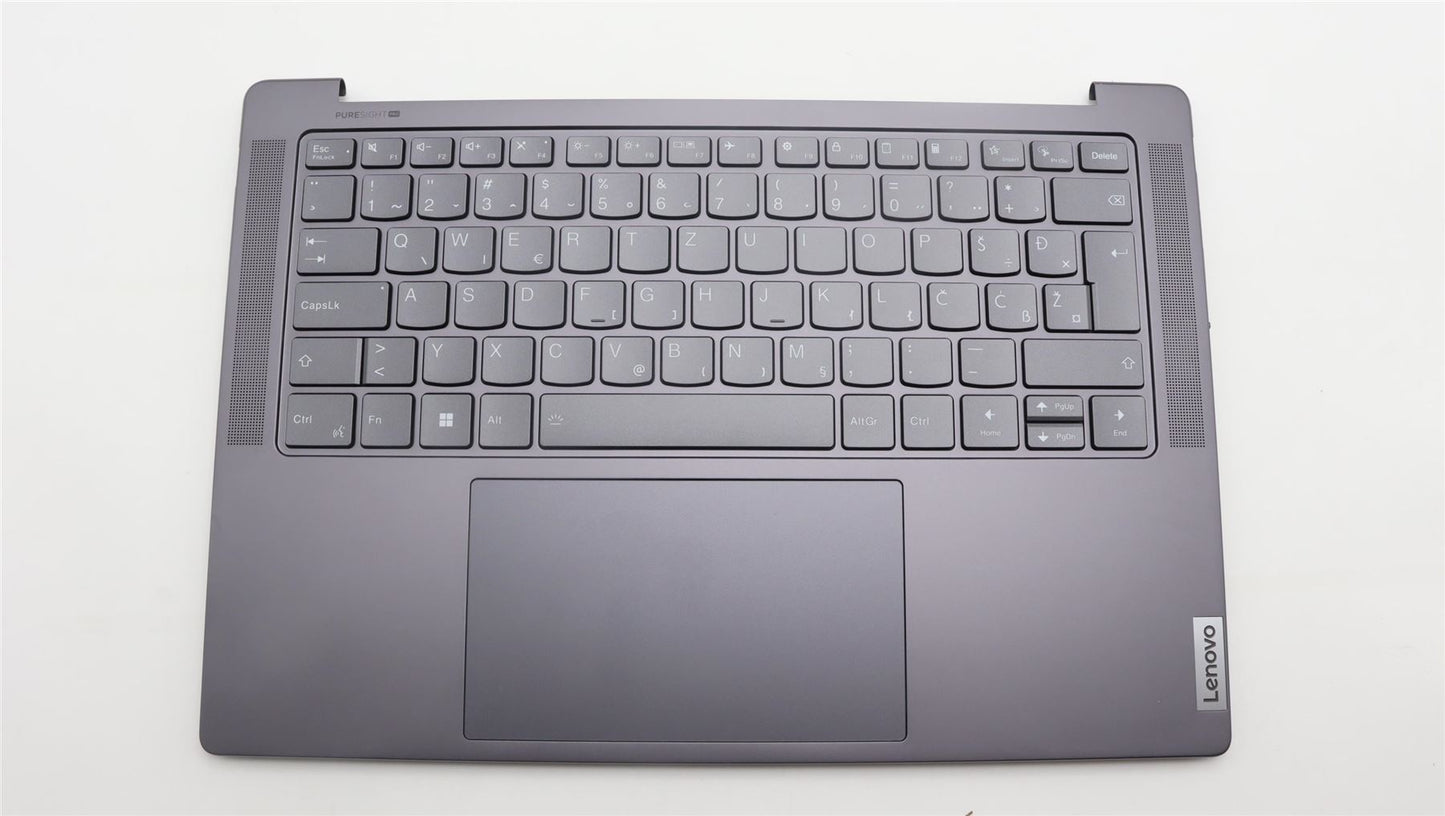 Lenovo Yoga 7 14ARP8 Palmrest Cover Touchpad Keyboard Slovenian 5CB1L50285