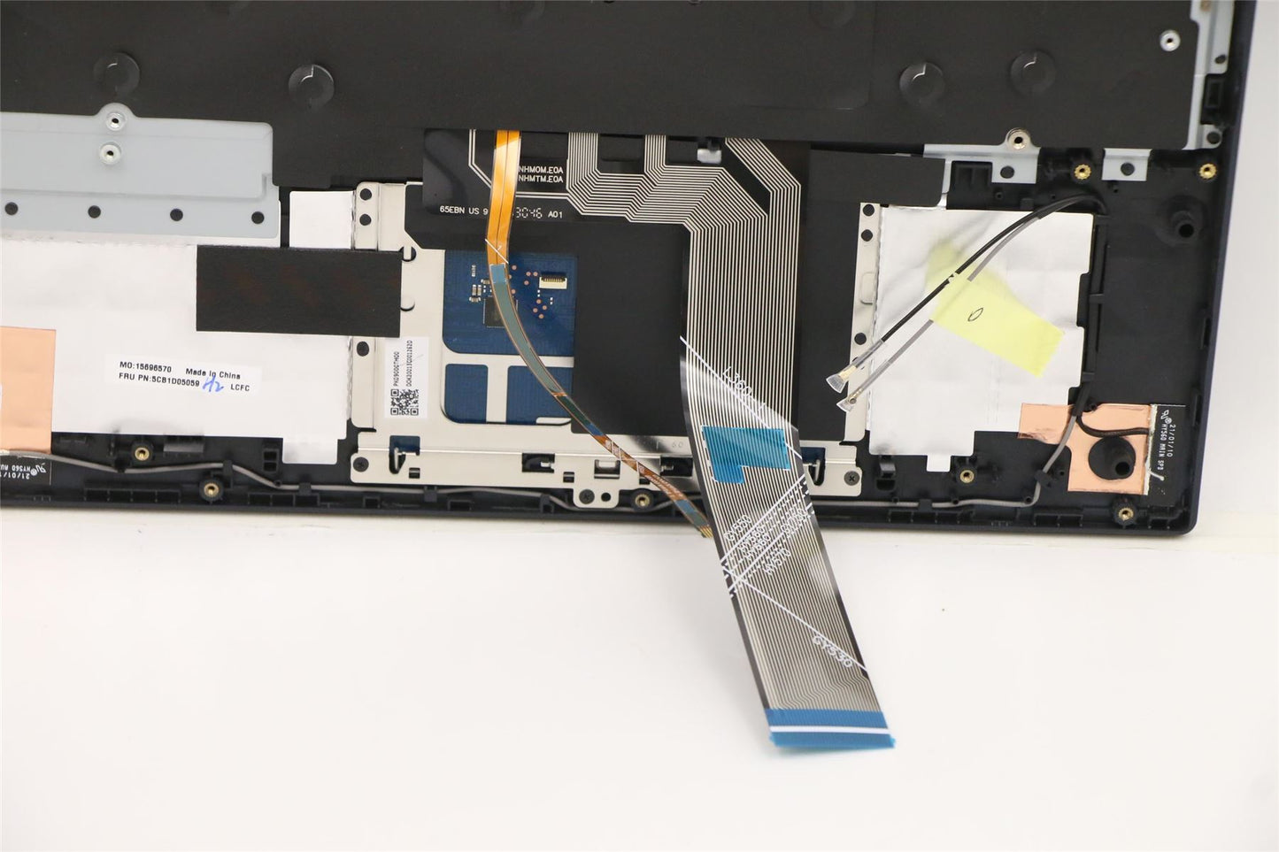 Lenovo Legion 5-15ITH6H Keyboard Palmrest Top Cover US Europe Black 5CB1D05059