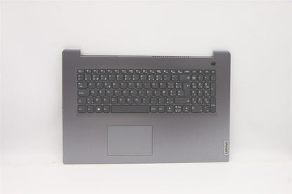 Lenovo IdeaPad 3-17ITL6 Palmrest Cover Touchpad Keyboard Belgian Grey 5CB1B97487