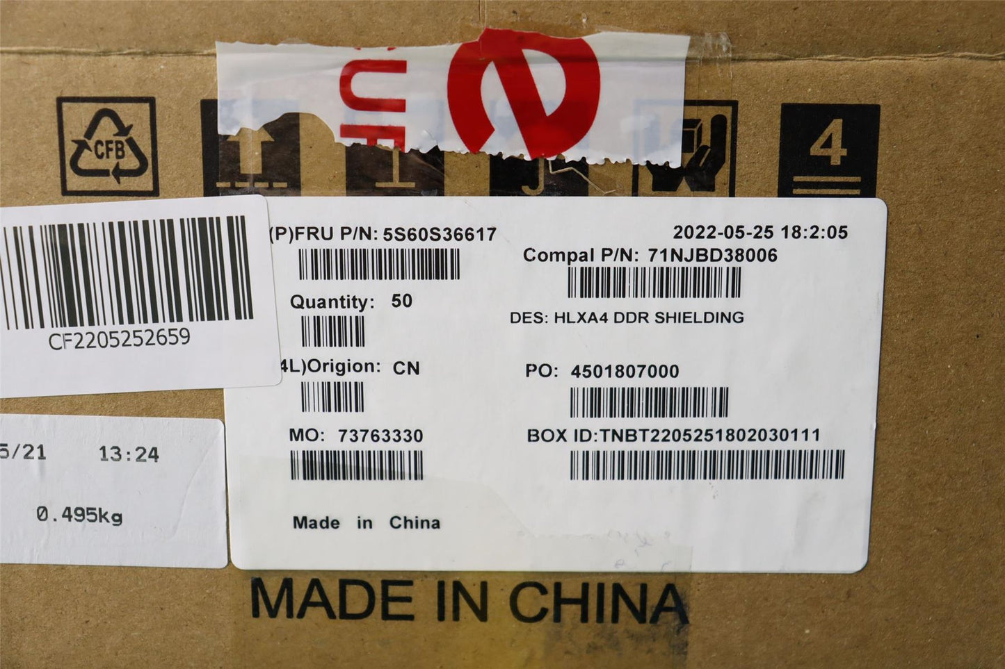 Lenovo SHIELD DIMM SHIELDING C 21DH 5S60S36617