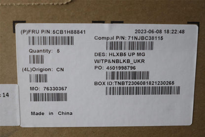 Lenovo ThinkBook 15 G4 ABA Palmrest Cover Touchpad Keyboard Grey 5CB1H88841