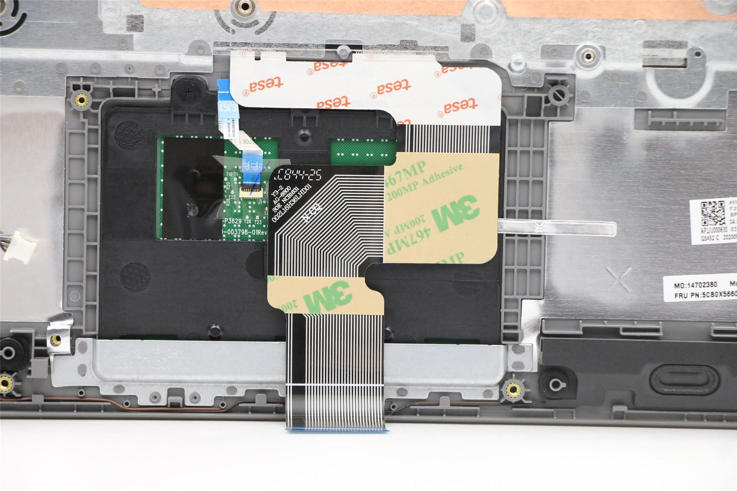 Lenovo IdeaPad 3-14ADA05 Keyboard Palmrest Top Cover Hungarian Grey 5CB0X56602