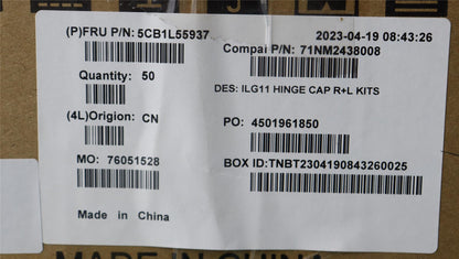 Lenovo Hinge Cap R+L C 82XW 5CB1L55937
