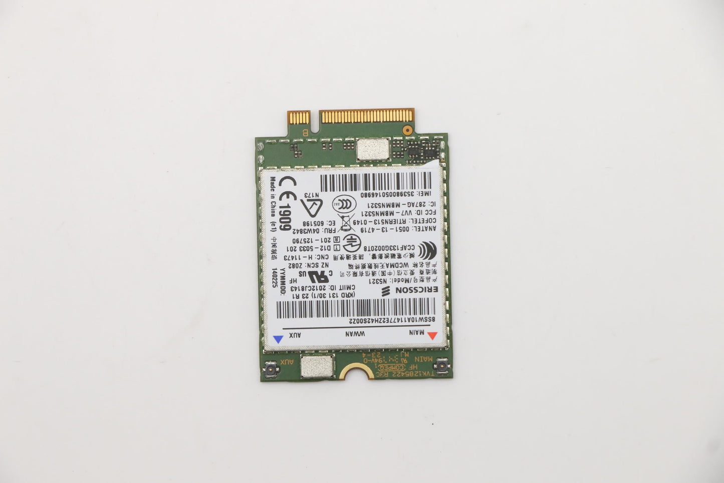 Lenovo Ericsson N5321 WCDMA NGFF WOW WWAN Board 20200464