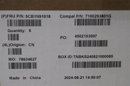 Lenovo UpperCase ITA C83FW NFP CG BL AL 5CB1N91018
