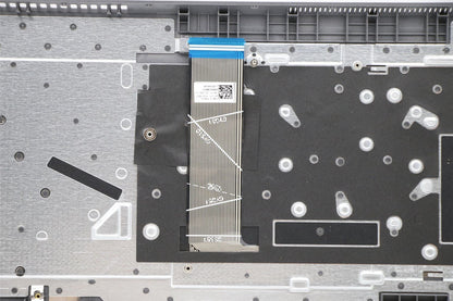 Lenovo V17 G2-ITL Palmrest Touchpad Cover Keyboard Russian Grey 5CB1D01883