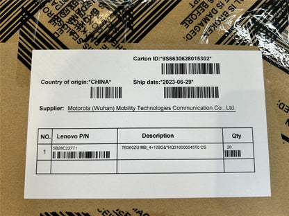 Lenovo TB360ZU MB_4+128G&*HQ316000043T0 CS 5B28C22771