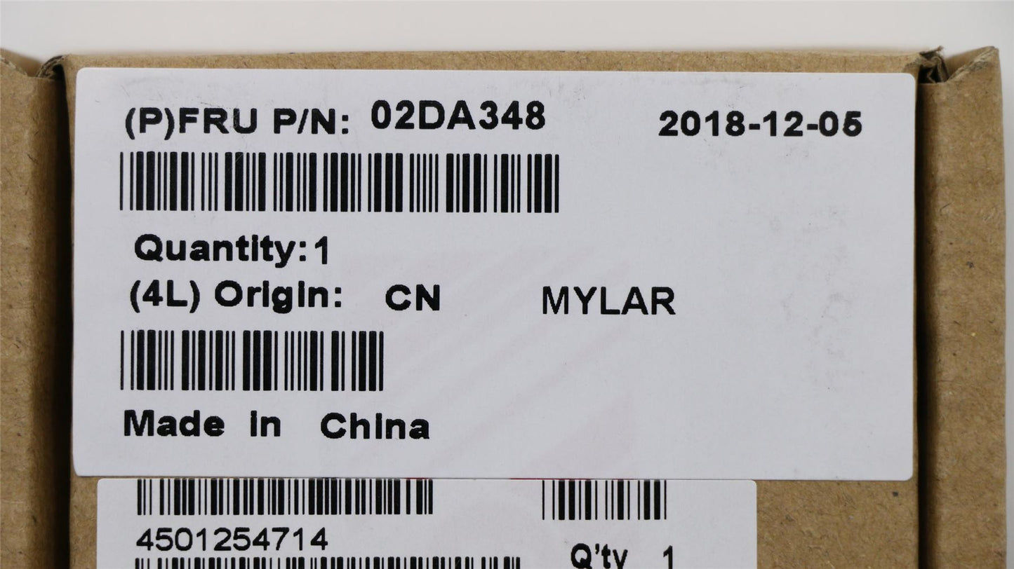 Lenovo 02DA348 MECHANICAL FRU Mylar for WF camera
