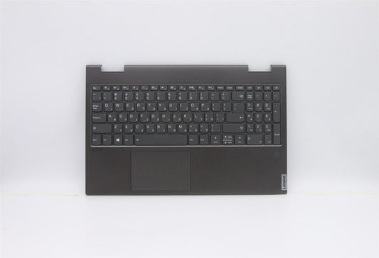 Lenovo Yoga C740-15IML Palmrest Cover Touchpad Keyboard Hebrew Grey 5CB0U43798