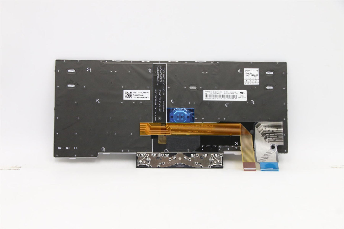 Lenovo ThinkPad L13 2 Keyboard German Silver Backlit 5N20V43483