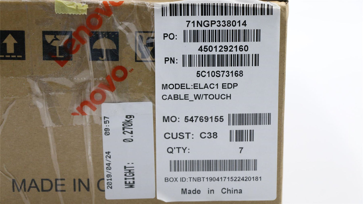 Lenovo Chromebook 14e 14W S345-14AST Cable Lcd Screen Display LED 5C10S73168