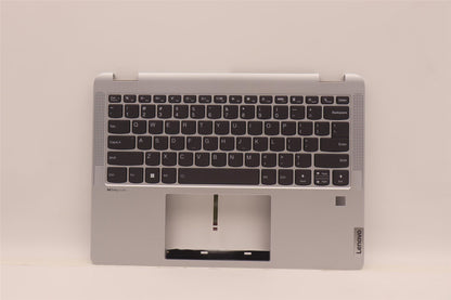 Lenovo IdeaPad 5 14IAU7 Keyboard Palmrest Top Cover US Cloud Grey 5CB1H79940