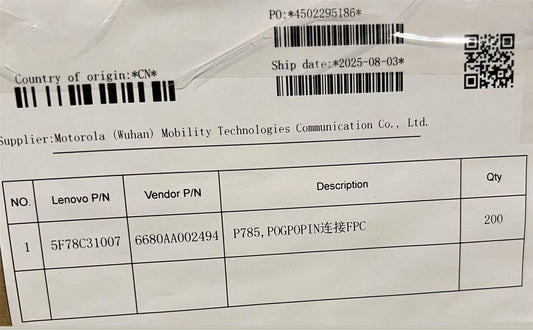 Lenovo TB361FU PG PIN_GR&*6680AA002494 CS Board 5F78C31007