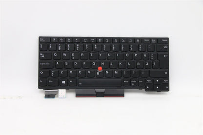 Lenovo ThinkPad L13 2 X13 Keyboard Swedish Finnish Black Backlit 5N20V43349