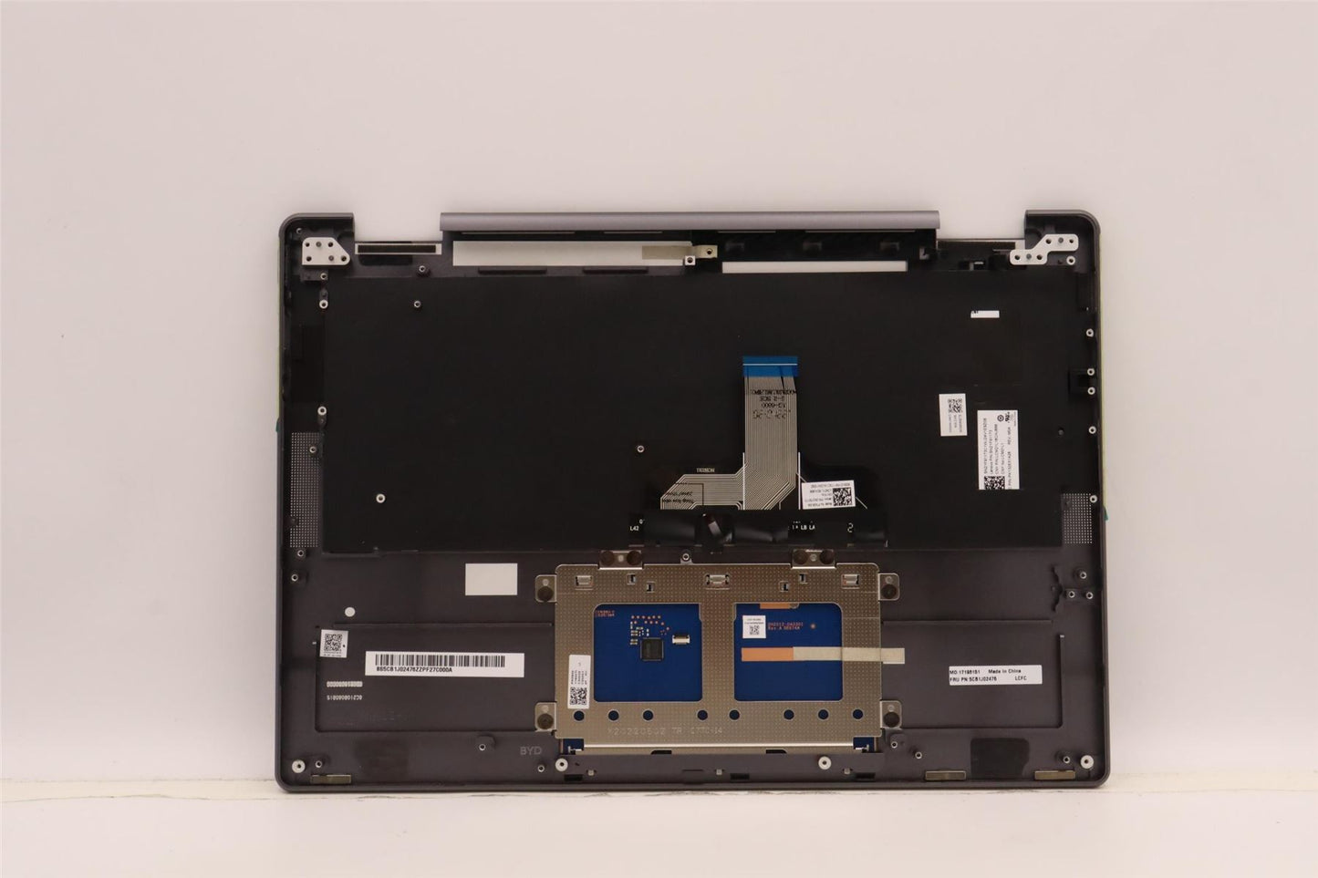Lenovo Yoga 7 14IAL7 Palmrest Cover Touchpad Keyboard Switzerland 5CB1J02476