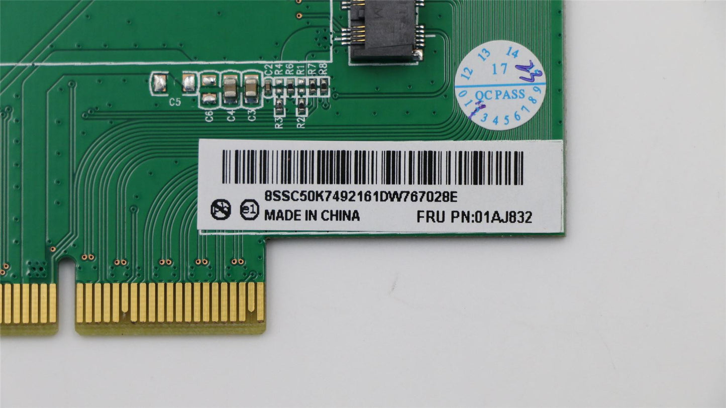 Lenovo ThinkStation P330 2nd P3 Tower P520c P310 M.2 SSD Riser Card 01AJ832