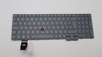 Lenovo ThinkPad T16 Gen 1 P16s Gen 1 Keyboard UK Grey Backlit 5N21D93858