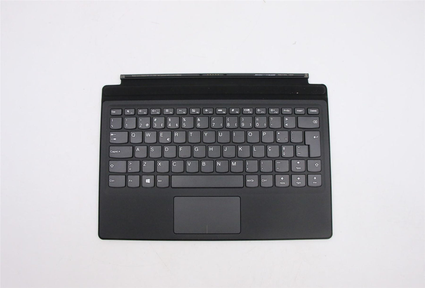 Lenovo Miix 510-12IKB Dock Keyboard Palmrest Touchpad Portuguese Black Backlit