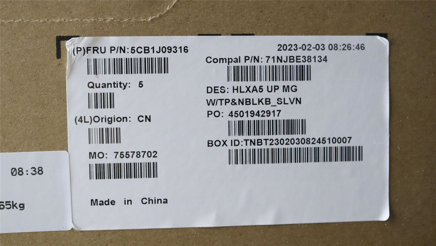 Lenovo ThinkBook 15 G4 IAP Palmrest Cover Touchpad Keyboard Slovenian 5CB1J09316