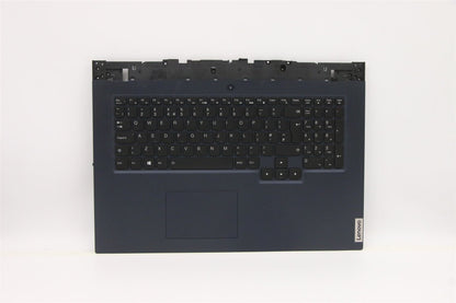 Lenovo 5 17ITH6H Palmrest Cover Touchpad Keyboard UK Phantom Blue 5CB1D20019
