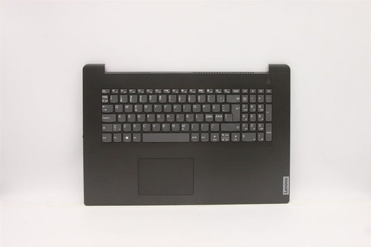 Lenovo V17 G2 ITL Palmrest Cover Touchpad Keyboard Nordic Iron Grey 5CB1C92879
