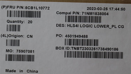 Lenovo Lower Case C 82XD PL CG 5CB1L10772