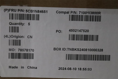 Lenovo Upper Case ASM RUS C 83DH LGBL 5CB1N84651