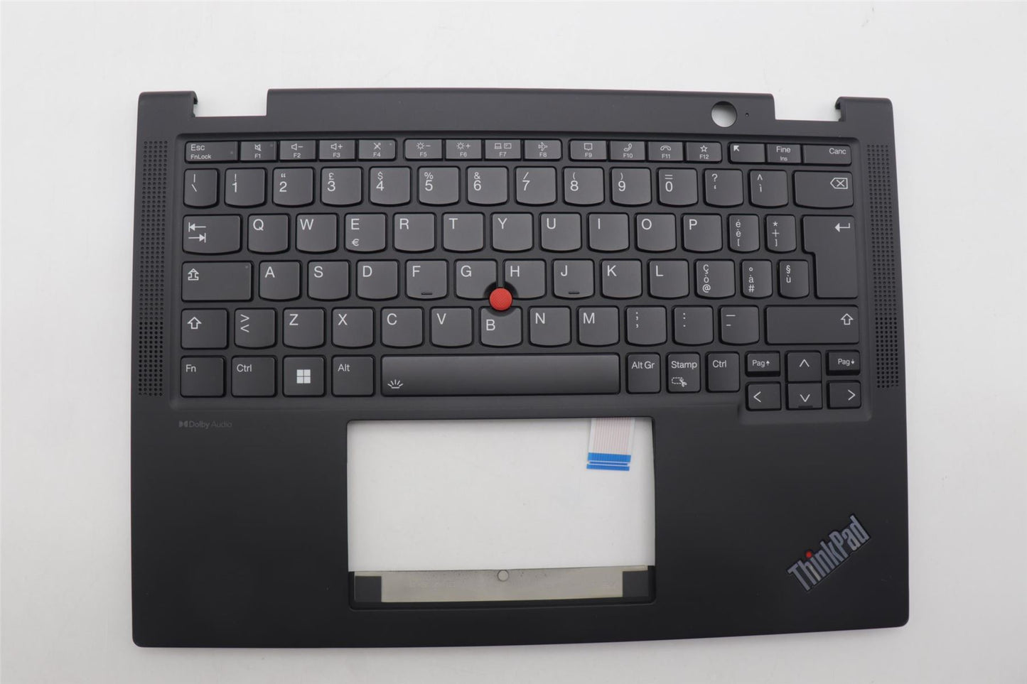 Lenovo Yoga X13 Gen 4 Palmrest Cover Keyboard Italian Black Backlit 5M11L64246