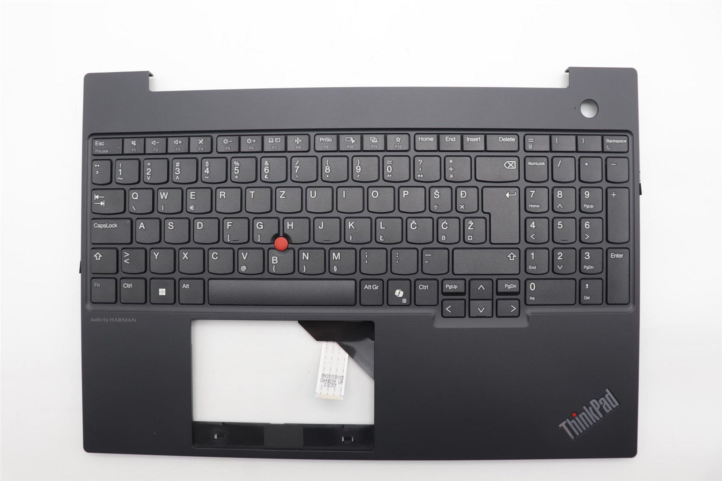 Lenovo MECH_ASM FRU KBD CCV SLV (PMX) UK BK 5M11N96569