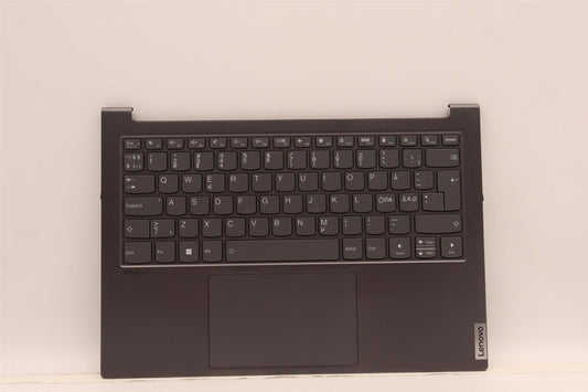 Lenovo Yoga 7 14IAH7 Palmrest Cover Touchpad Keyboard Nordic Black 5CB1J23671