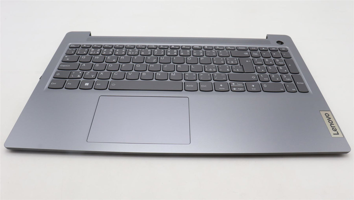 Lenovo IdeaPad 3 15AMN8 Palmrest Cover Touchpad Keyboard Arctic Grey 5CB1L28186