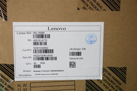 Lenovo IdeaPad 3 14M836 Hinge Cap Strip Trim Cover Blue 5CB1C92852