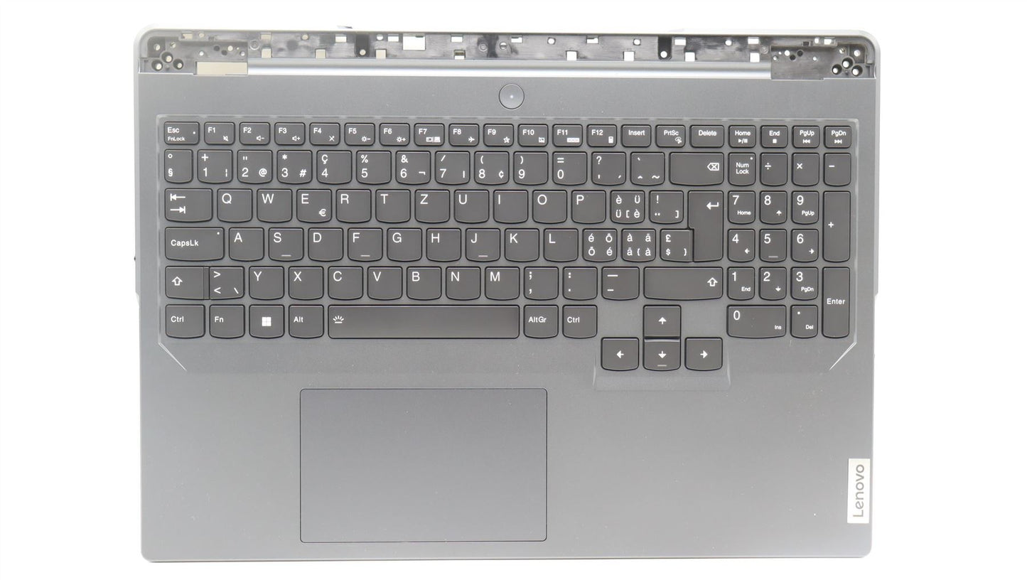 Lenovo Legion 5 16IRX8 Palmrest Cover Touchpad Keyboard Switzerland 5CB1L30880