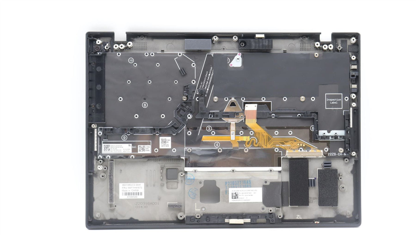 Lenovo ThinkPad X1 Gen 2 Keyboard Palmrest Top Cover Italian Black 5M11H41673