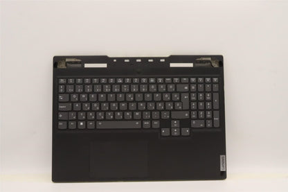 Lenovo S7 16IAH7 Palmrest Cover Touchpad Keyboard Hungarian Onyx Grey 5CB1J04295