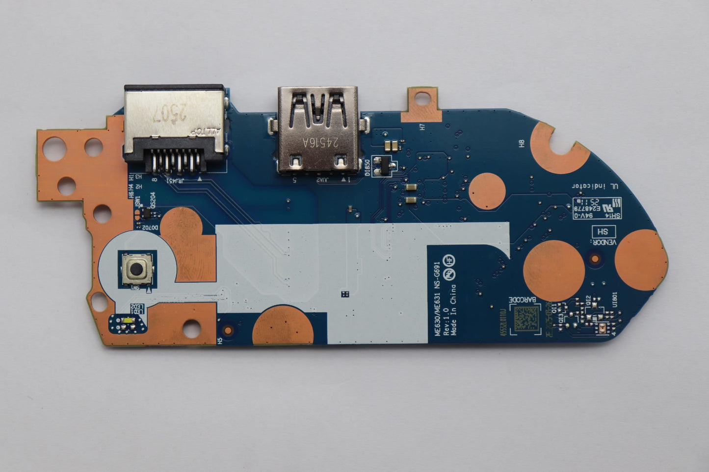 Lenovo CARDPOP PCBA IO/B NSG691 ME630 NFP I/O Board 5C51R91726