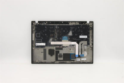 Lenovo ThinkPad T14s Keyboard Palmrest Top Cover Danish Black Backlit 5M10Z41264