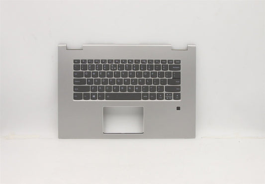 Lenovo 730 15IWL Keyboard Palmrest Top Cover US International Silver 5CB0T04924