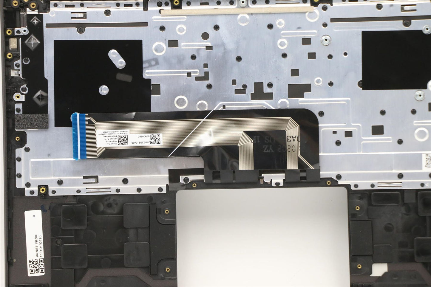 Lenovo Yoga 7-13ACN05 Keyboard Palmrest Top Cover US Grey 5CB1C15015