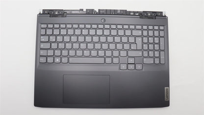 Lenovo IdeaPad 3 16IAH7 Palmrest Cover Touchpad Keyboard German Black 5CB1J09532