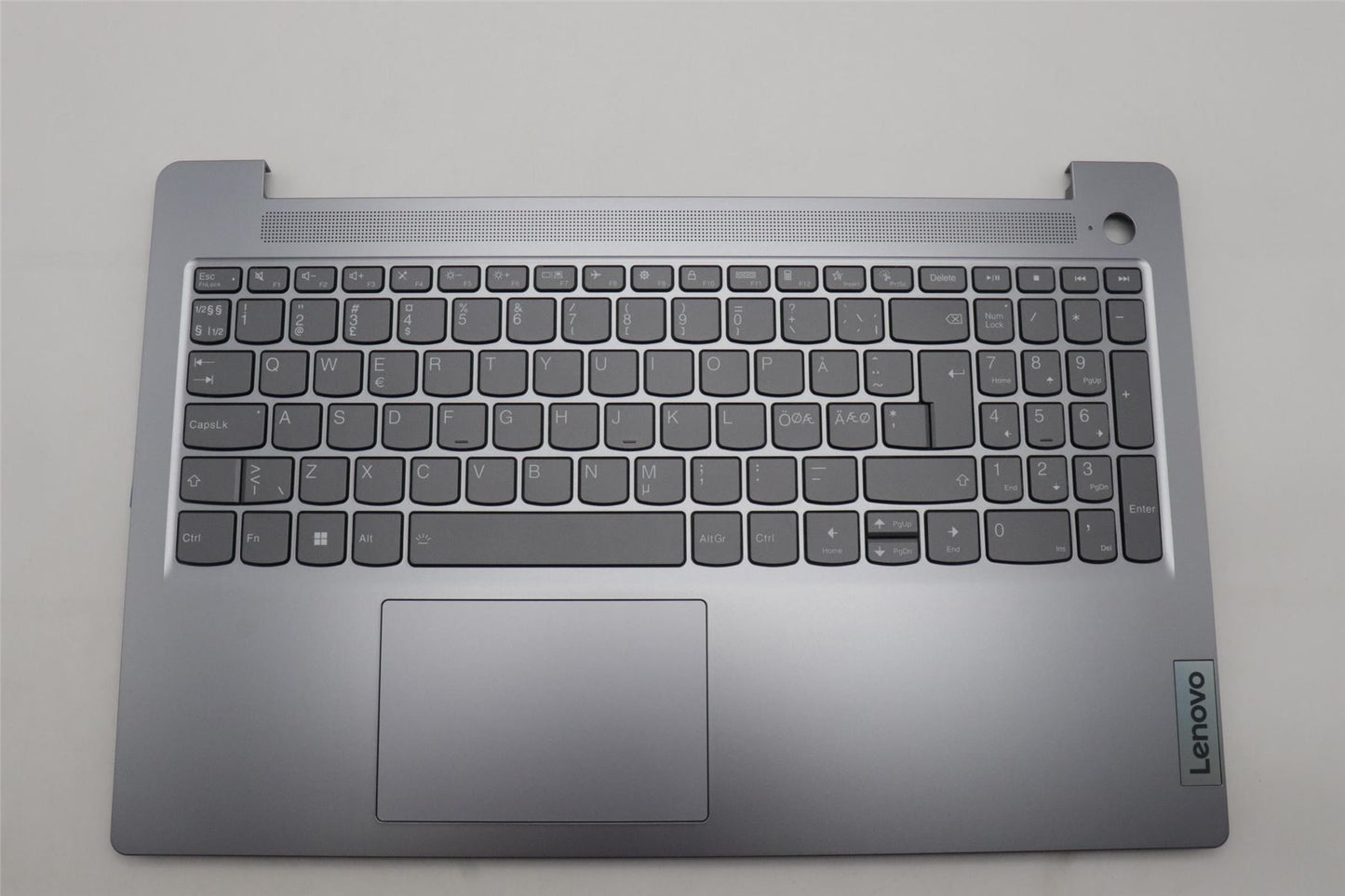 Lenovo IdeaPad 3 15IRU8 Palmrest Cover Touchpad Keyboard Nordic 5CB1L45891