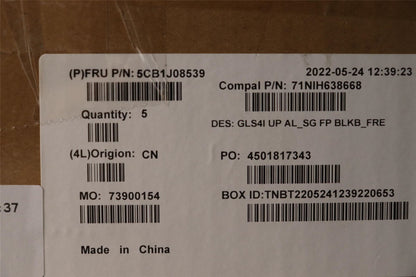 Lenovo IdeaPad 5 14IAL7 5 14ABA7 Palmrest Cover Touchpad Keyboard 5CB1J08539
