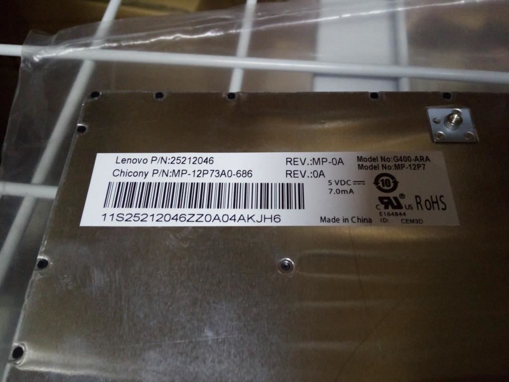 Lenovo CCYT2G8ARA84BlkKeyBlkFKBD Keyboard 25212046