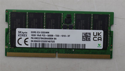 Lenovo 5M31K03042 MEMORY ECC SODIMM,16G,DDR5,5600,SK Hynix