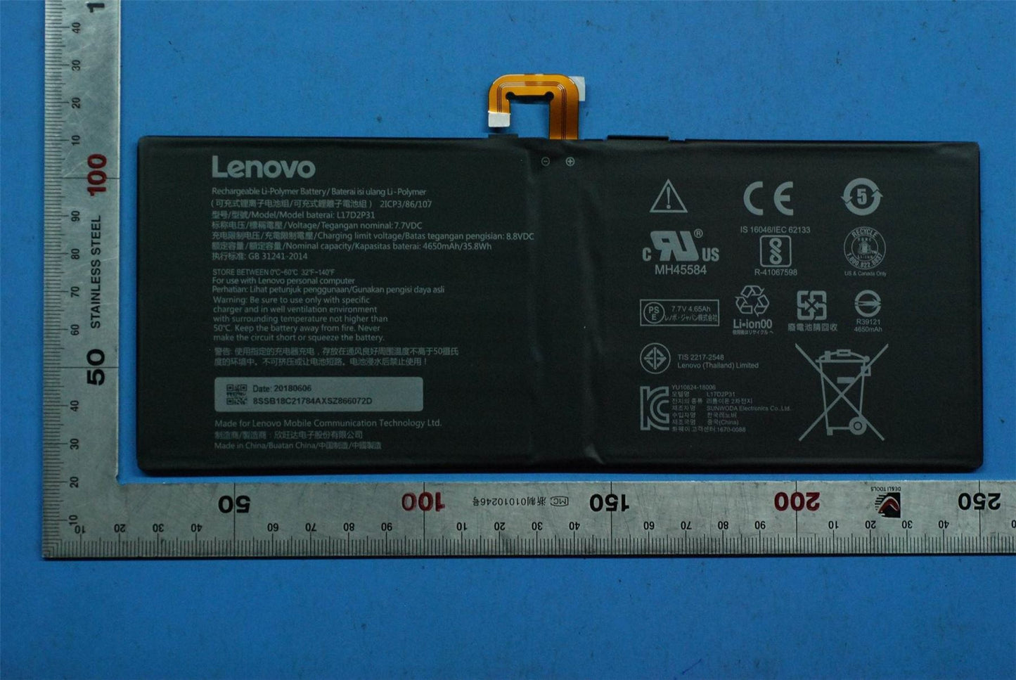 Lenovo Yoga C930 Battery SB18C21784