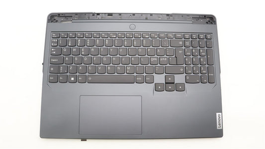 Lenovo Legion 5 16ARX8 Palmrest Cover Touchpad Keyboard Nordic 5CB1L54637