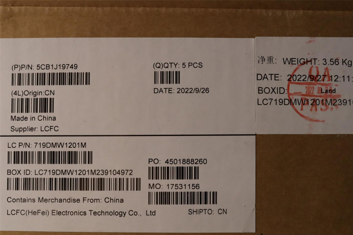 Lenovo IdeaPad 1 15IGL7 Palmrest Cover Touchpad Keyboard US Europe 5CB1J19749