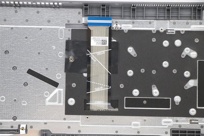 Lenovo IdeaPad 3-17ITL6 Keyboard Palmrest Top Cover Belgian Grey 5CB1B97611